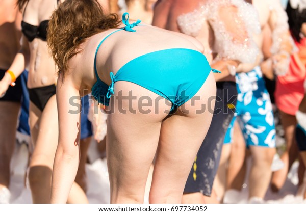 Nice Serbian ass on the beach
