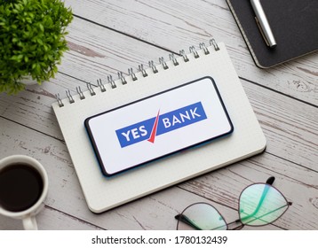 Assam, India - July 18, 2020 : Yes Bank A Most Controversial Bank In India.