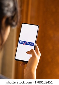 Assam, India - July 18, 2020 : Yes Bank A Most Controversial Bank In India.