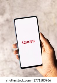 Assam, india - July 5, 2020 : Quora a question asking platform.