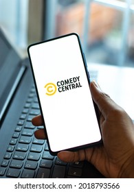 Assam, India - June 21, 2021 : Comedy Central Logo On Phone Screen Stock Image.