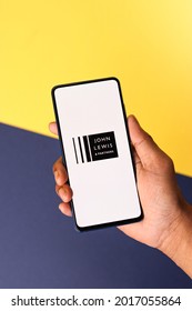 Assam, India - May 18, 2021 : John Lewis And Partners Logo On Phone Screen Stock Image.