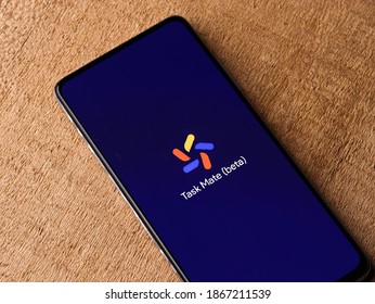 Assam, India - November 29, 2020 : Google Task Mate Logo On Phone Screen Stock Image.