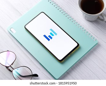 Assam, India - September 12, 2020 : Byte Dance Logo On Phone Screen Stock Image.