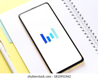 Assam, India - September 12, 2020 : Byte Dance Logo On Phone Screen Stock Image.