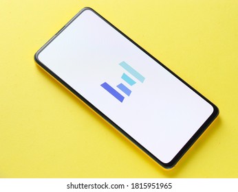 Assam, India - September 12, 2020 : Byte Dance Logo On Phone Screen Stock Image.