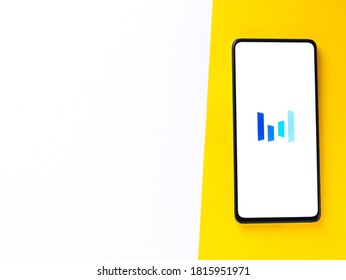 Assam, India - September 12, 2020 : Byte Dance Logo On Phone Screen Stock Image.