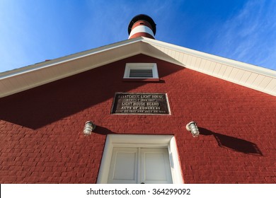Assateague Light is the 142-foot-tall (43 m) lighthouse located on the southern end of Assateague Island off the coast of the Virginia Eastern Shore, USA.