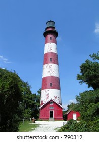 Assateague Lighthouse in Summer
