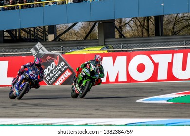 ASSEN NETHERLANDS - APRIL 12-14, 2019: World Superbike Race Championship WSBK-Motul Dutch Round