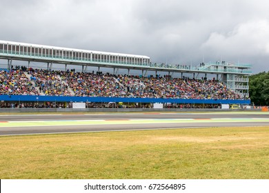 ASSEN NETHERLANDS - JUNE 23.-24, 2017: Moto GP Race Championship, Grandstand