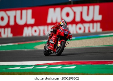 ASSEN, NETHERLANDS - JUNE 25, 2021: Australian Ducati Rider Jack Miller At 2021 Motul MotoGP Of Netherlands