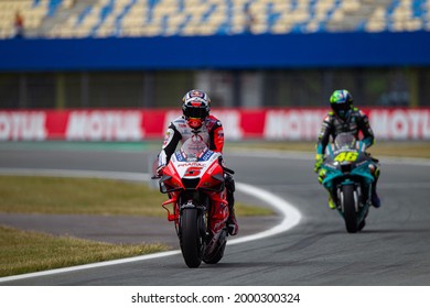 ASSEN, NETHERLANDS - JUNE 25, 2021: French Ducati Rider Johann Zarco At 2021 Motul MotoGP Of Netherlands