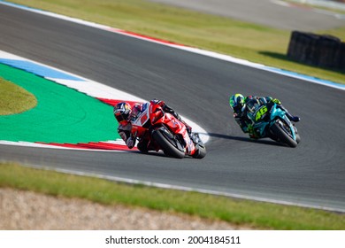 ASSEN, NETHERLANDS - JUNE 27, 2021: French Ducati Rider Johann Zarco At 2021 Motul MotoGP Of Netherlands