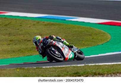 ASSEN, NETHERLANDS - JUNE 27, 2021: Spanish Aprilia Rider Aleix Espargaro At 2021 Motul MotoGP Of Netherlands