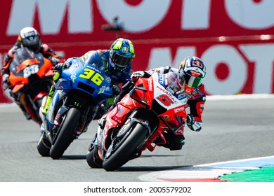 ASSEN, NETHERLANDS - JUNE 27, 2021: French Ducati Rider Johann Zarco At 2021 Motul MotoGP Of Netherlands