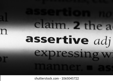 Как переводится assertive word