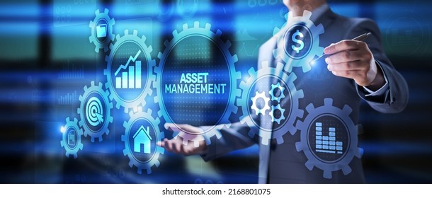 Asset management Financial Property Digital software assets SAM DAM. - Shutterstock ID 2168801075