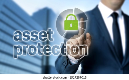Asset Protection Concept Is Shown By Businessman.
