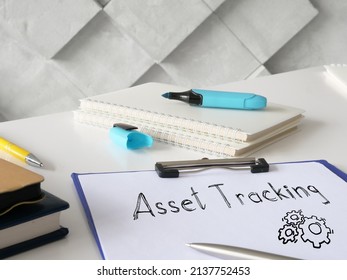 Asset Tracking Is Shown On A Photo Using The Text