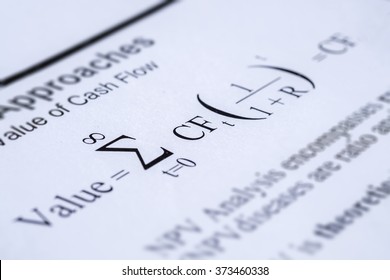 Asset Valuation Concept. Discount Cash Flow Model.