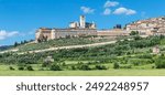 Assisi - The panorama of Basilica di San Francesco.