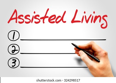 Assisted Living Blank List Concept