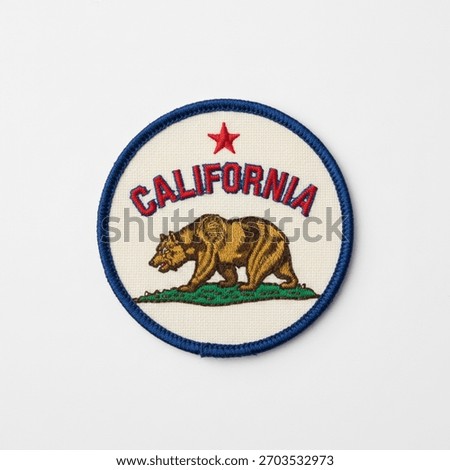 Assorted California Theme Embroidered Patch