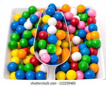 Assorted Candies In A Candy Buffet