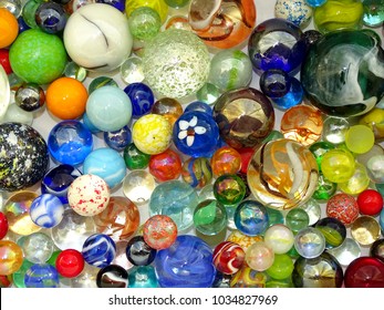 Assorted Coloured Glass Marbles Stock Photo 1034827969 | Shutterstock
