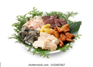 assorted of cow's internal organ