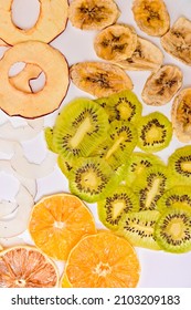 Assorted dried fruits slicing sugarless