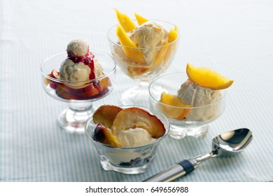 Assorted ice cream