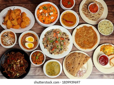Assorted Indian Food Stock Photo (Edit Now) 754732342