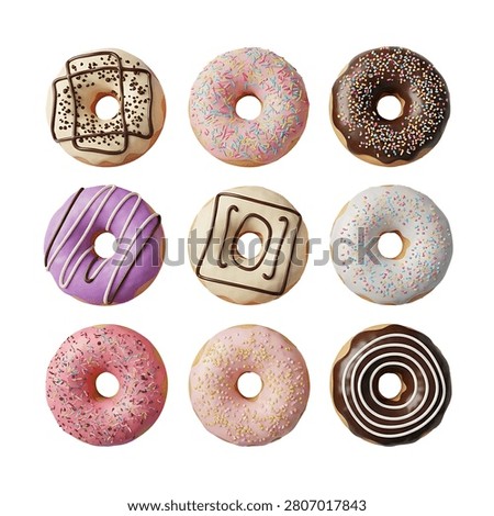 Assorted metal washers and nuts in copper, silver, and bronze colors on white