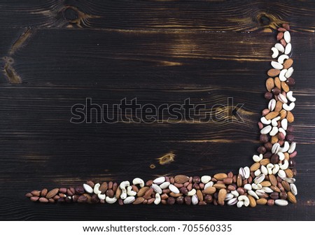 Assorted nuts, close-up view