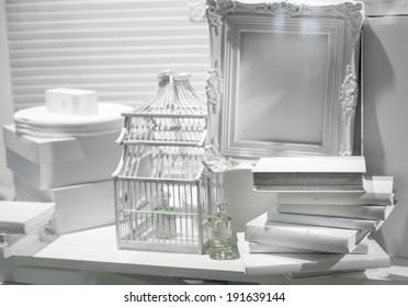 Assorted objects in a store