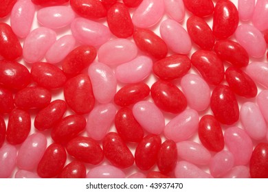 Assorted Red And Pink Jelly Beans