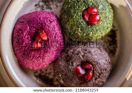 Duck pâté with three flavors