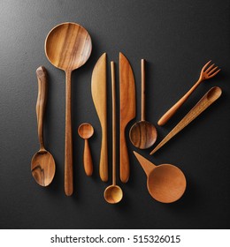 Assorted Wooden Cutlery