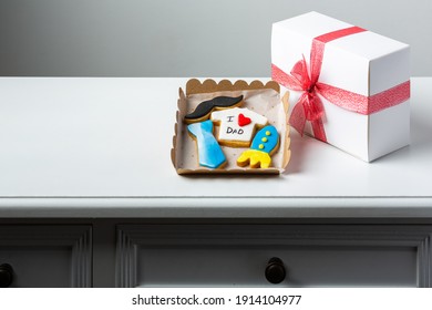 assortment box of handmade cookies as a gift for father's day - Powered by Shutterstock