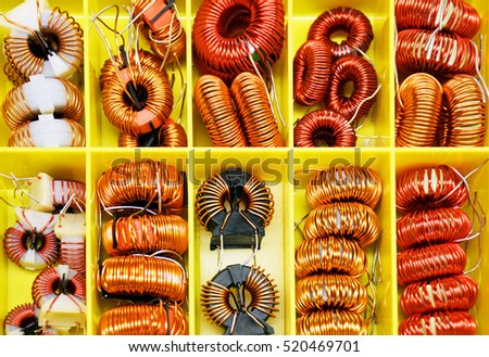 Assortment of choke coils 