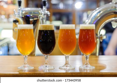 An Assortment Of Different Beers