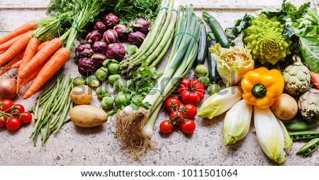 assortment of fresh vegetables