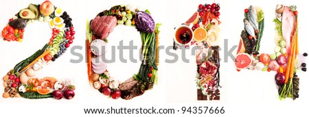 Assortment of Fresh Vegetables and Meats Arranged in 2014