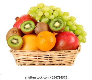fruit basket images stock