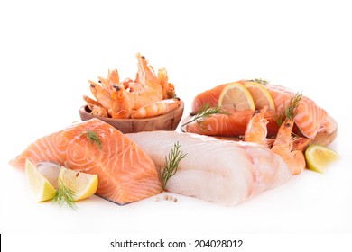 Assortment Of Raw Fish