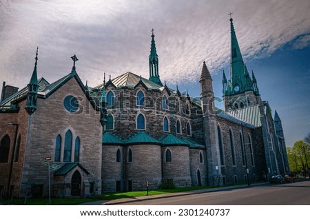Assumption Cathedral in Trois-Rivières, Canada, or Cathédrale de l'Assomption de Trois-Rivières in French