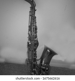 Asthetic Back And White Saxophone