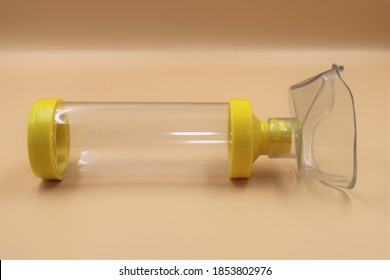 Asthma And Bronchial Inhaler Spacer.